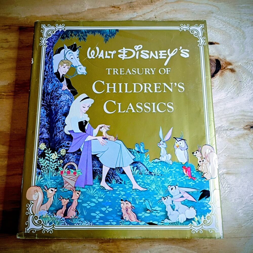Disney Treasury Children's Classics Book Abrams Sleeping Beauty Snow White Art